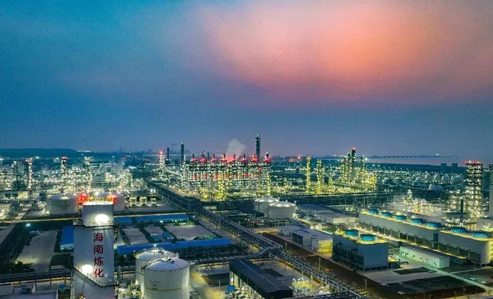 突破海南乙烯工业零的突破！pg赏金女王单机版试玩平台赋能海南炼化打造高端智能绿色一体化离岸石化基地